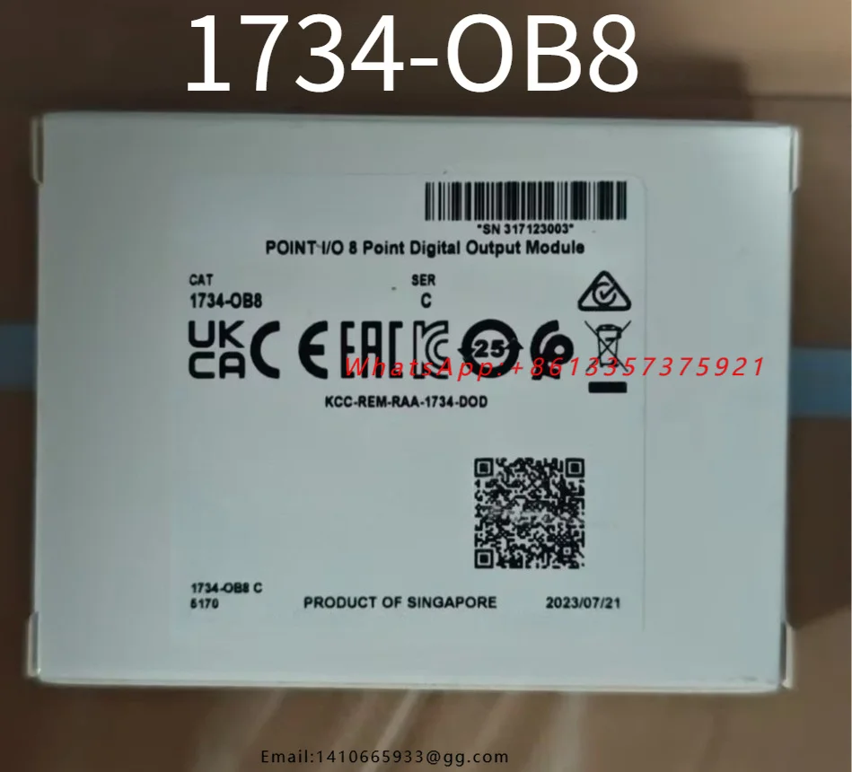 Brand New 1734-OB8 1734 OB8 POINT I/O 8 Point Digital Output Module Fast shipping
Brand New 1734-OB8 1734 OB8 POINT I/O 8 Point Digital Output Module Fast shipping