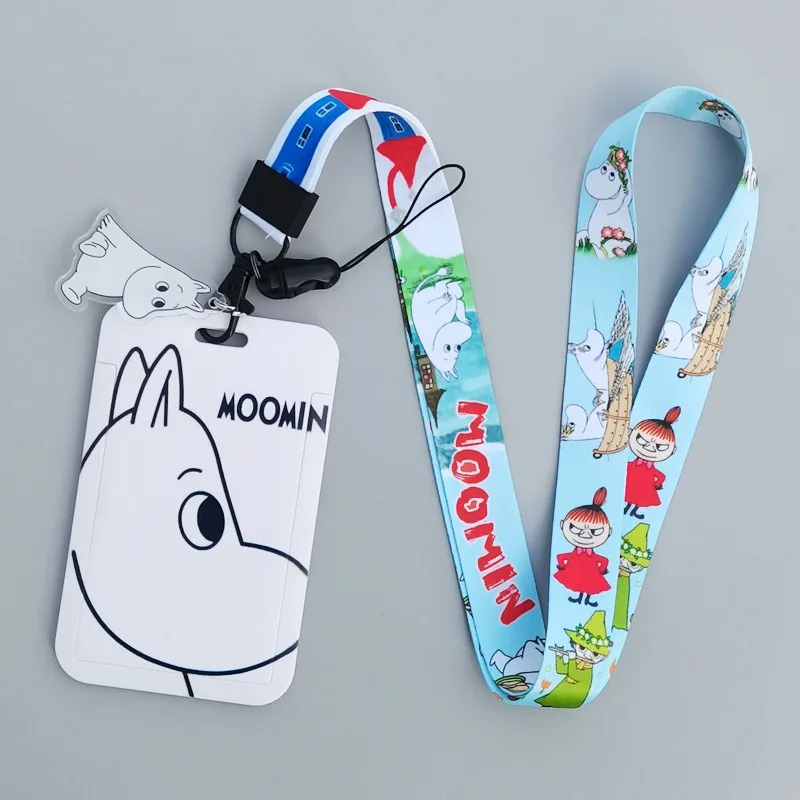 Moomin Cartoon Hard Card Holder Heat Transfer Print Polyester Lanyard Student Campus ID Badge Bus Subway Canteen Card Cover
Moomin Cartoon Hard Card Holder Heat Transfer Print Polyester Lanyard Student Campus ID Badge Bus Subway Canteen Card Cover