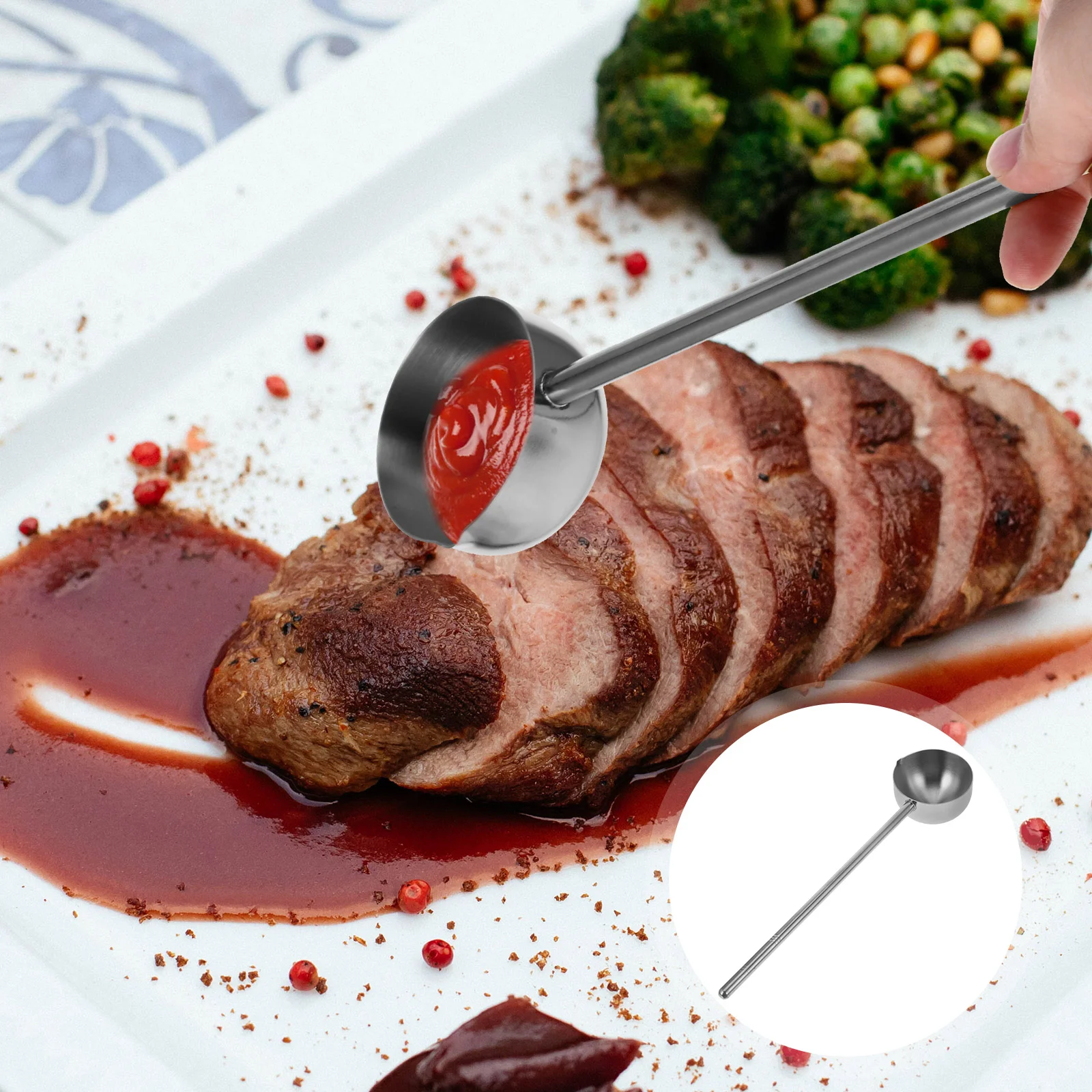 Stainless Steel Spoon Silverware Coffee Strainer Kitchen Utensil Holder Food Cookie Scoop Work Water Ladle for Home
Stainless Steel Spoon Silverware Coffee Strainer Kitchen Utensil Holder Food Cookie Scoop Work Water Ladle for Home