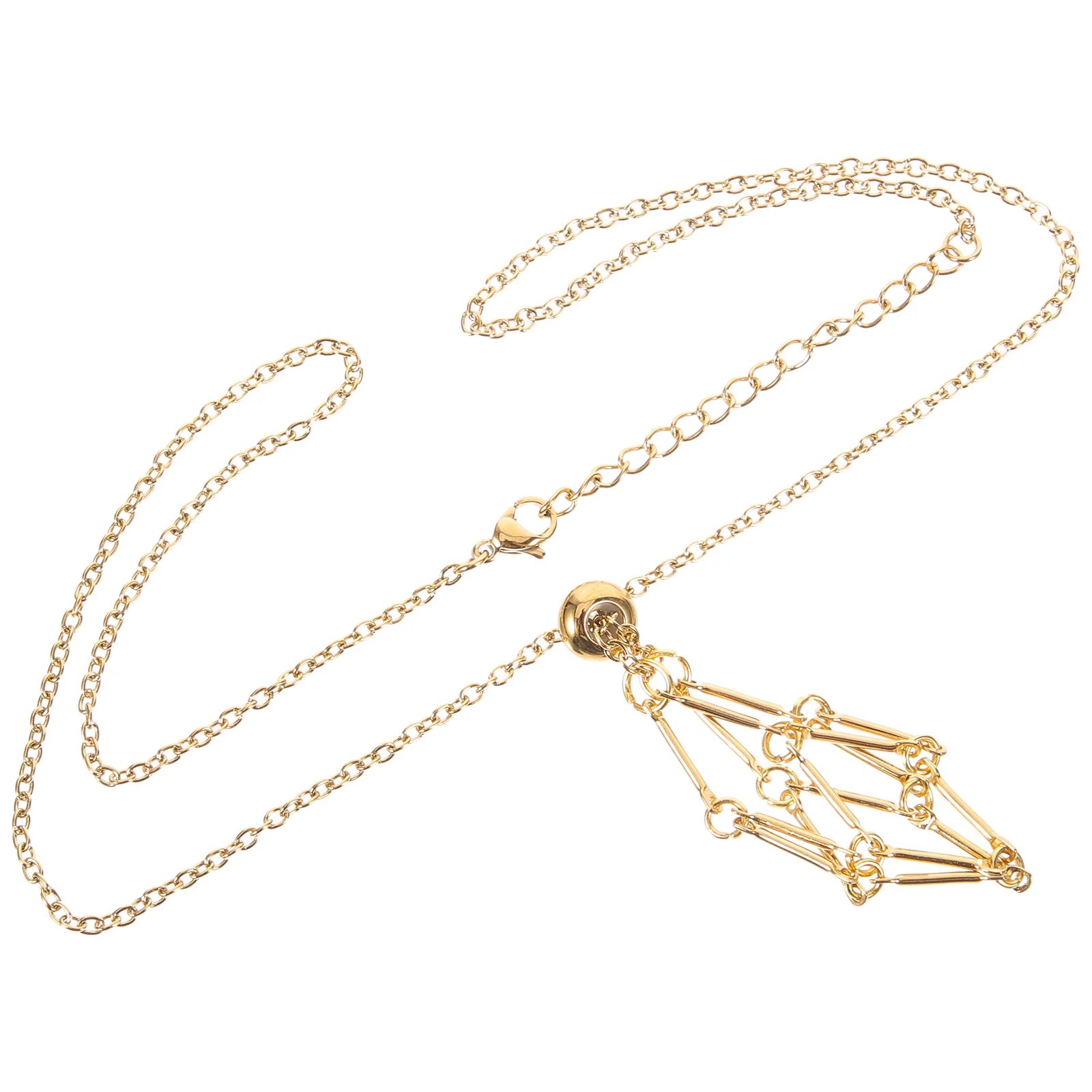Crystal Pendant Women Copper Cage Decorative Hanging Pendant Holder Stone Holder Vintage Metal Net Bag Chain Adjustable
Crystal Pendant Women Copper Cage Decorative Hanging Pendant Holder Stone Holder Vintage Metal Net Bag Chain Adjustable