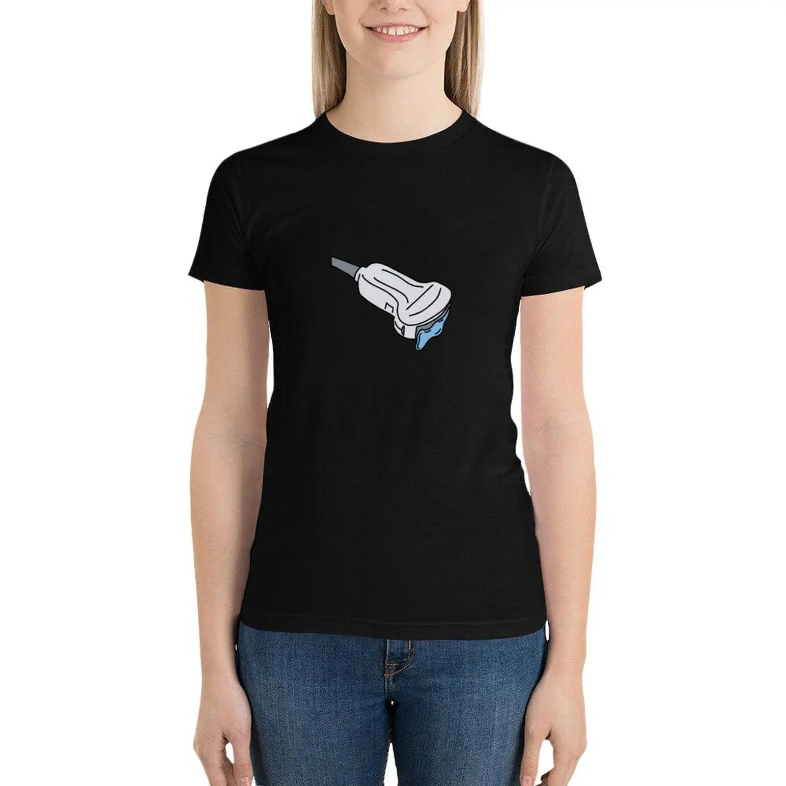 Ultrasound Transducer T-Shirt funny summer top Aesthetic clothing t-shirts for Women graphic tees funny
Ultrasound Transducer T-Shirt funny summer top Aesthetic clothing t-shirts for Women graphic tees funny