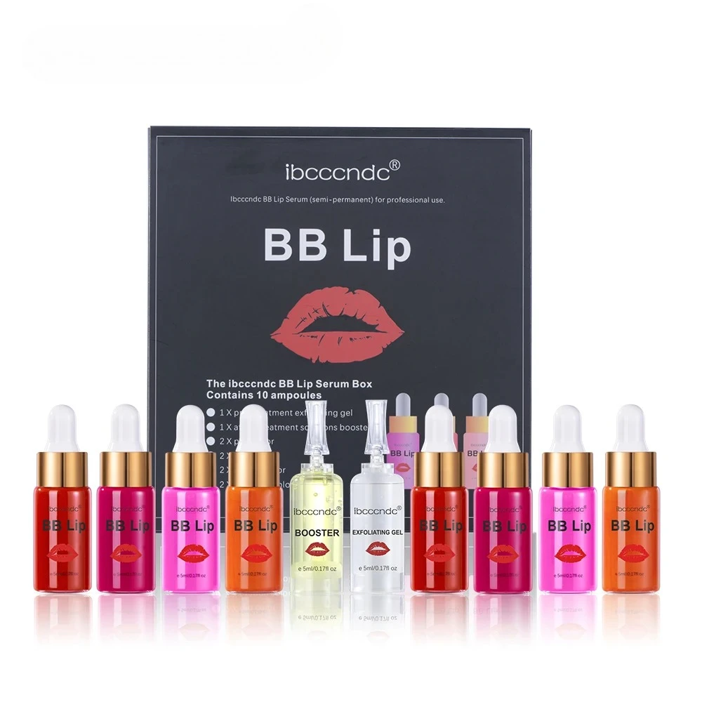 BB Lips Ampoule Serum Starter Set Semi-Permanent BB Lip Gloss Tinted Pigment Lasting Moisturizing For Lip Care Korea Glow
BB Lips Ampoule Serum Starter Set Semi-Permanent BB Lip Gloss Tinted Pigment Lasting Moisturizing For Lip Care Korea Glow