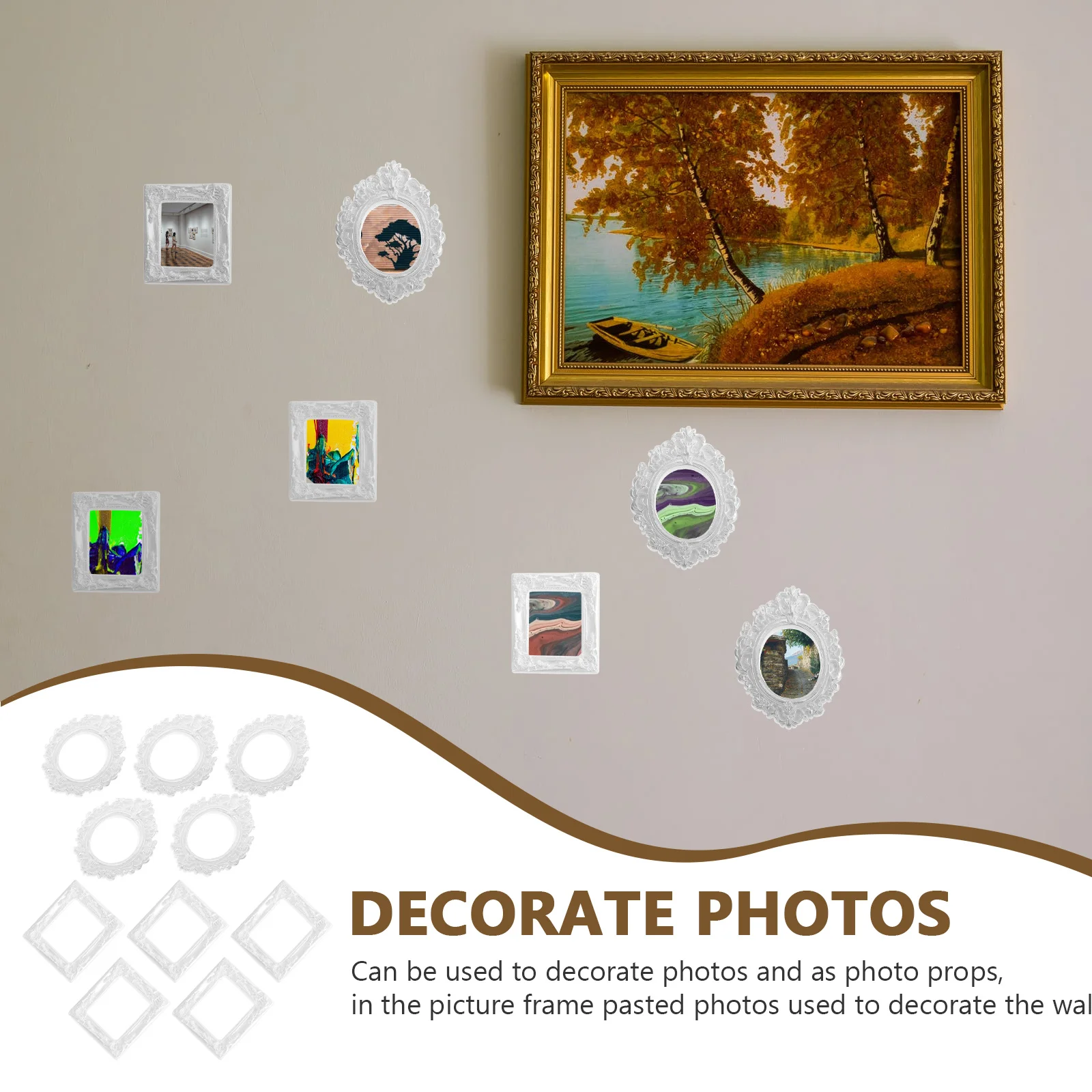 10pcs Retro Photo Frames Resin Vintage Decorative Picture Frame Props for DIY Crafts Home Decor Phone Case Display
10pcs Retro Photo Frames Resin Vintage Decorative Picture Frame Props for DIY Crafts Home Decor Phone Case Display