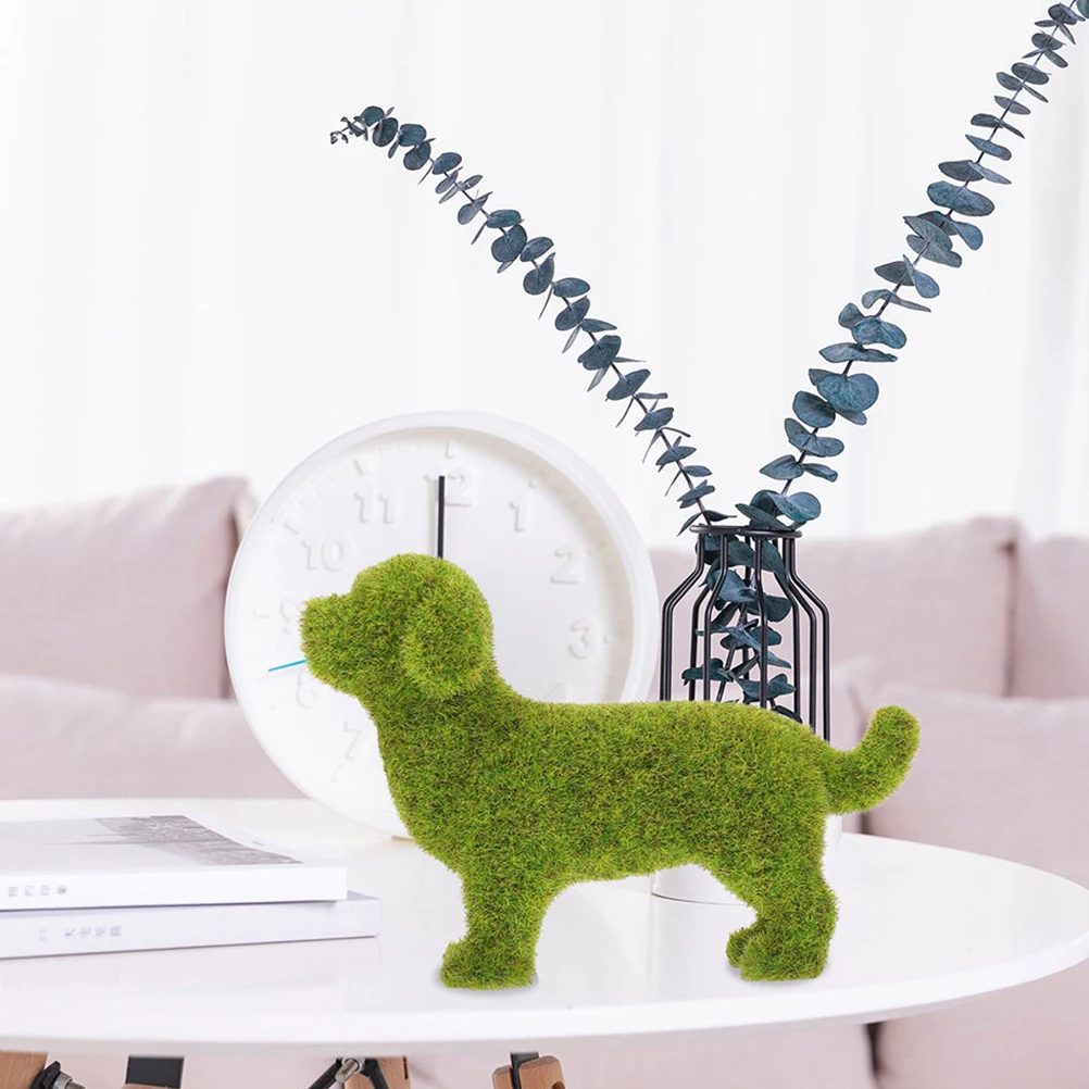 2pcs Simulation Flocking Animal Decor Moss Dog For Garden Lawn Patio Desktop European Style Flocked Ornament Small Animal Statue 
2pcs Simulation Flocking Animal Decor Moss Dog For Garden Lawn Patio Desktop European Style Flocked Ornament Small Animal Statue