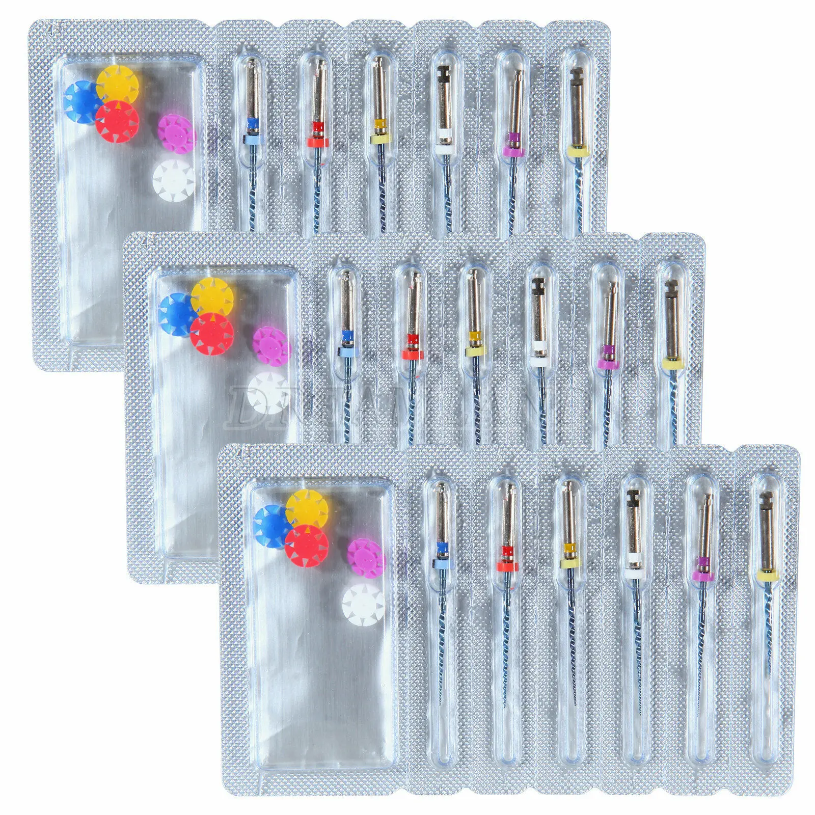 18pcs/3Packs Dental Endodontic NiTi Files Rotary Engine File 25mm Endo Motor Root Canal Treatment
18pcs/3Packs Dental Endodontic NiTi Files Rotary Engine File 25mm Endo Motor Root Canal Treatment