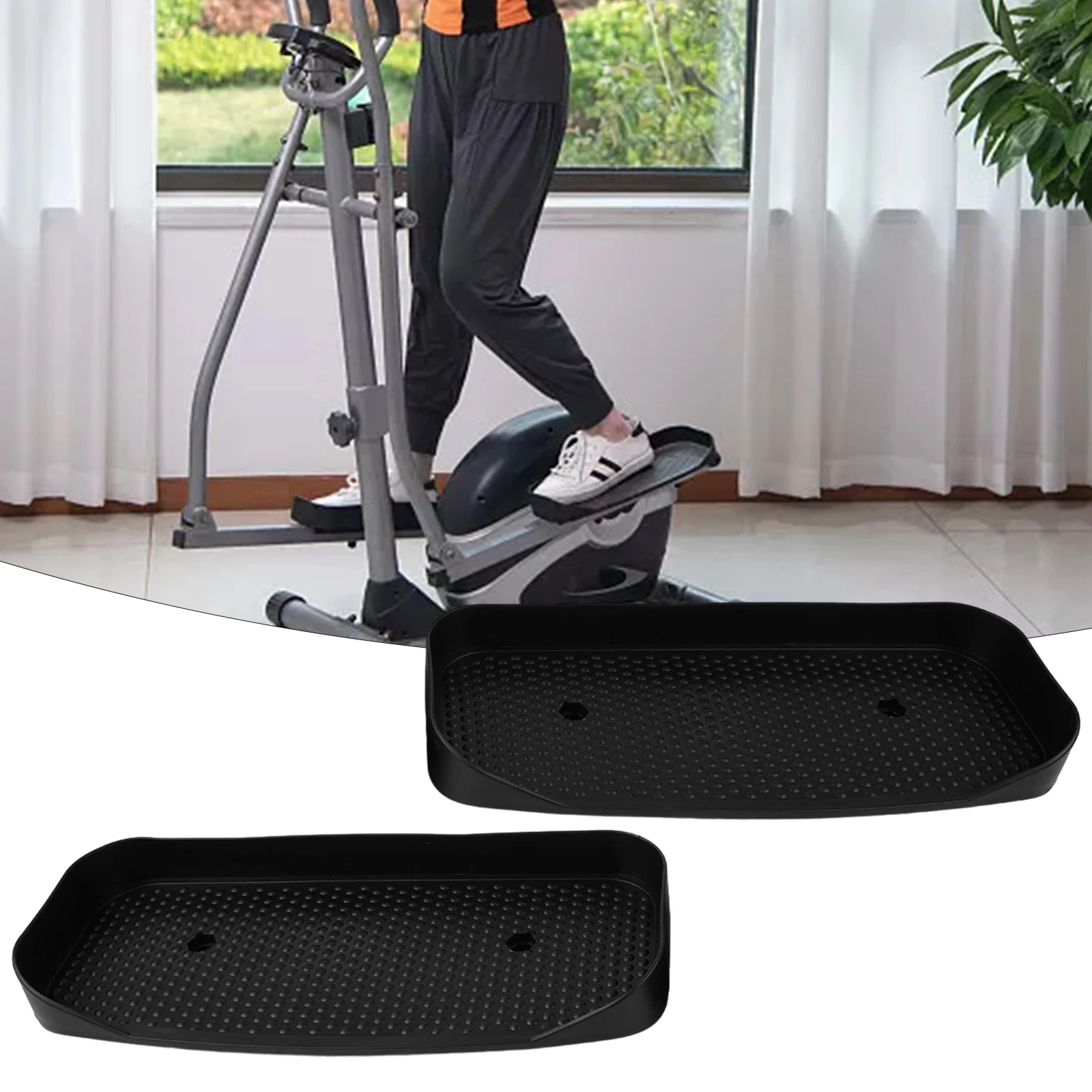 1 Pair 34.5x15cm Stepper Elliptical Machine Foot Pedal Fan Car Plastic Footboard M10xM13 Fitness Equipment Accessories
1 Pair 34.5x15cm Stepper Elliptical Machine Foot Pedal Fan Car Plastic Footboard M10xM13 Fitness Equipment Accessories