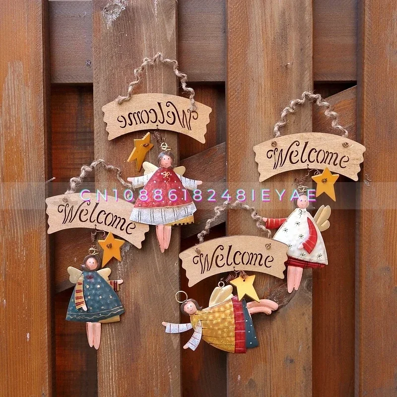 Wooden Sign Retro Country Angel Door Hanging Christmas Tree Festive New Year Atmosphere Home Decorations Pendant Ornaments
Wooden Sign Retro Country Angel Door Hanging Christmas Tree Festive New Year Atmosphere Home Decorations Pendant Ornaments
