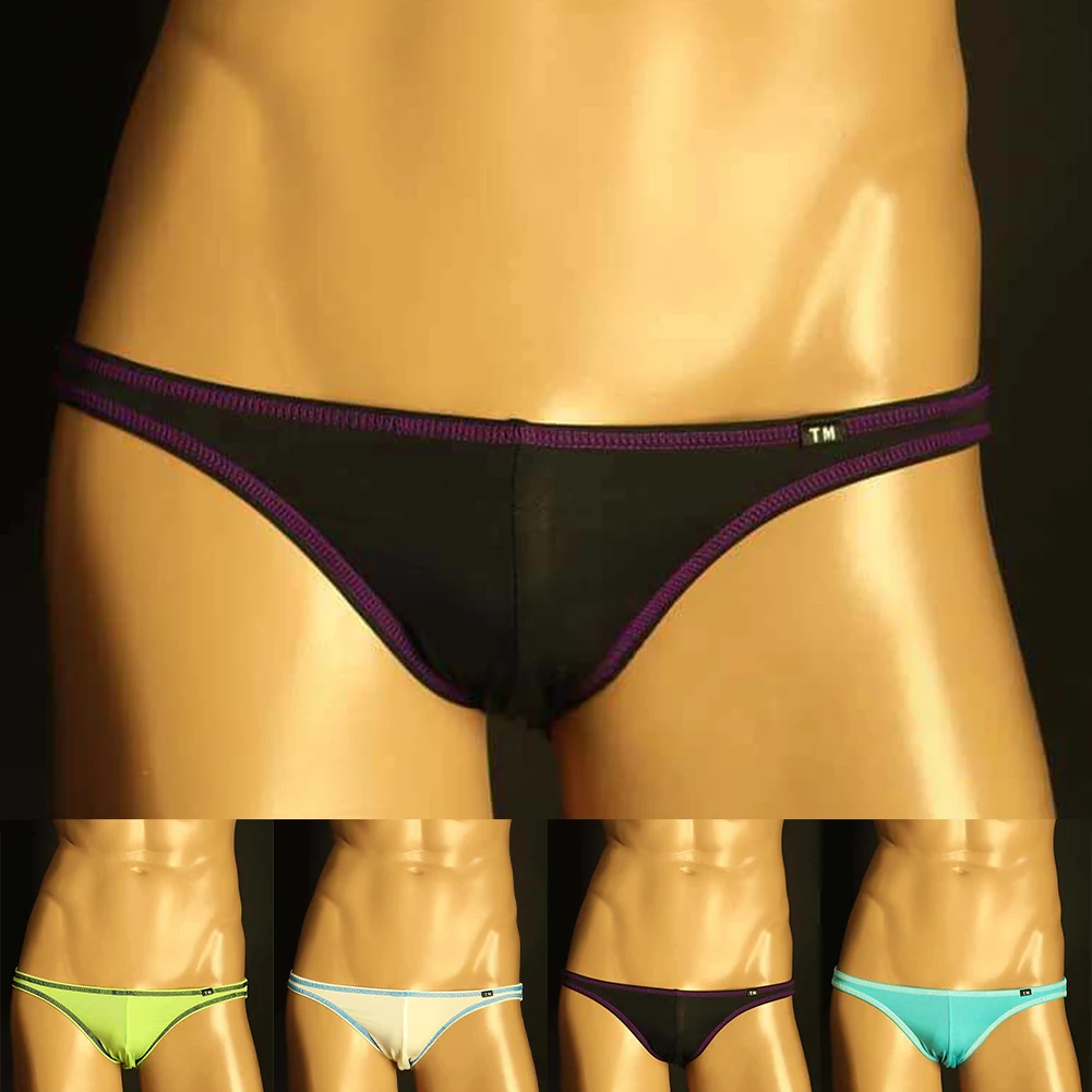 Men Sexy Mini Briefs Splicing Bulge Pouch Low Rise Lingerie Thongs Gay Underwear Briefs Underpants Ice Silk T-pants Thong
Men Sexy Mini Briefs Splicing Bulge Pouch Low Rise Lingerie Thongs Gay Underwear Briefs Underpants Ice Silk T-pants Thong