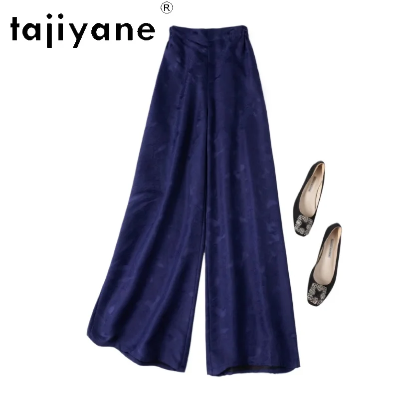 TAJIYANE 100% Mulberry Silk Pants Woman Top Quality Baggy Pants Summer Vintage Wide Leg Trousers 2025 Women Clothing Pantalones
TAJIYANE 100% Mulberry Silk Pants Woman Top Quality Baggy Pants Summer Vintage Wide Leg Trousers 2025 Women Clothing Pantalones