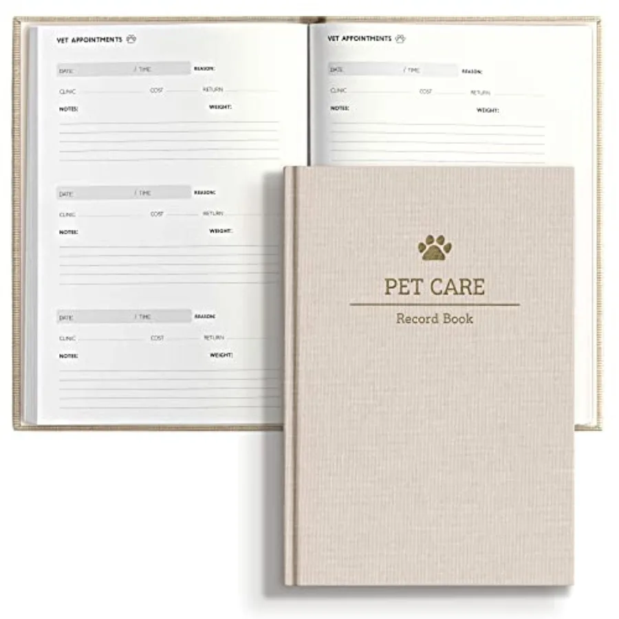 【Spot goods】Pet Care Record Book: The Ultimate Health and Medical Hardcover Log Book Track Vaccination Vet Visits Medication Me
【Spot goods】Pet Care Record Book: The Ultimate Health and Medical Hardcover Log Book Track Vaccination Vet Visits Medication Me