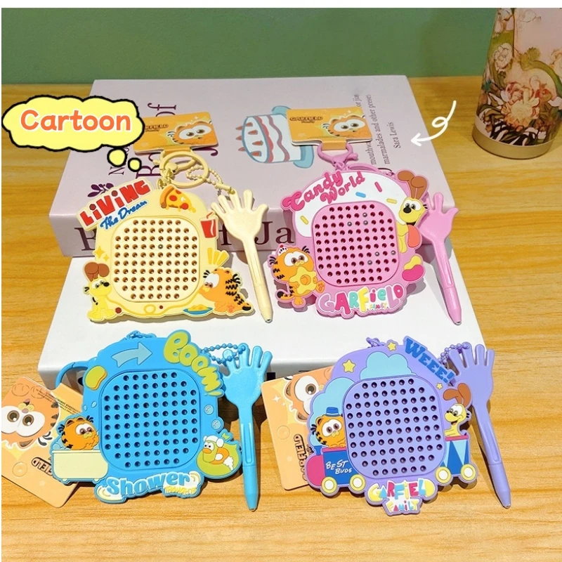 Genuine Garfield Family Cartoon Magnetic Steel Ball Drawing Board Keychain Cute Student Backpack Doll Accessories Toy Creative
Genuine Garfield Family Cartoon Magnetic Steel Ball Drawing Board Keychain Cute Student Backpack Doll Accessories Toy Creative