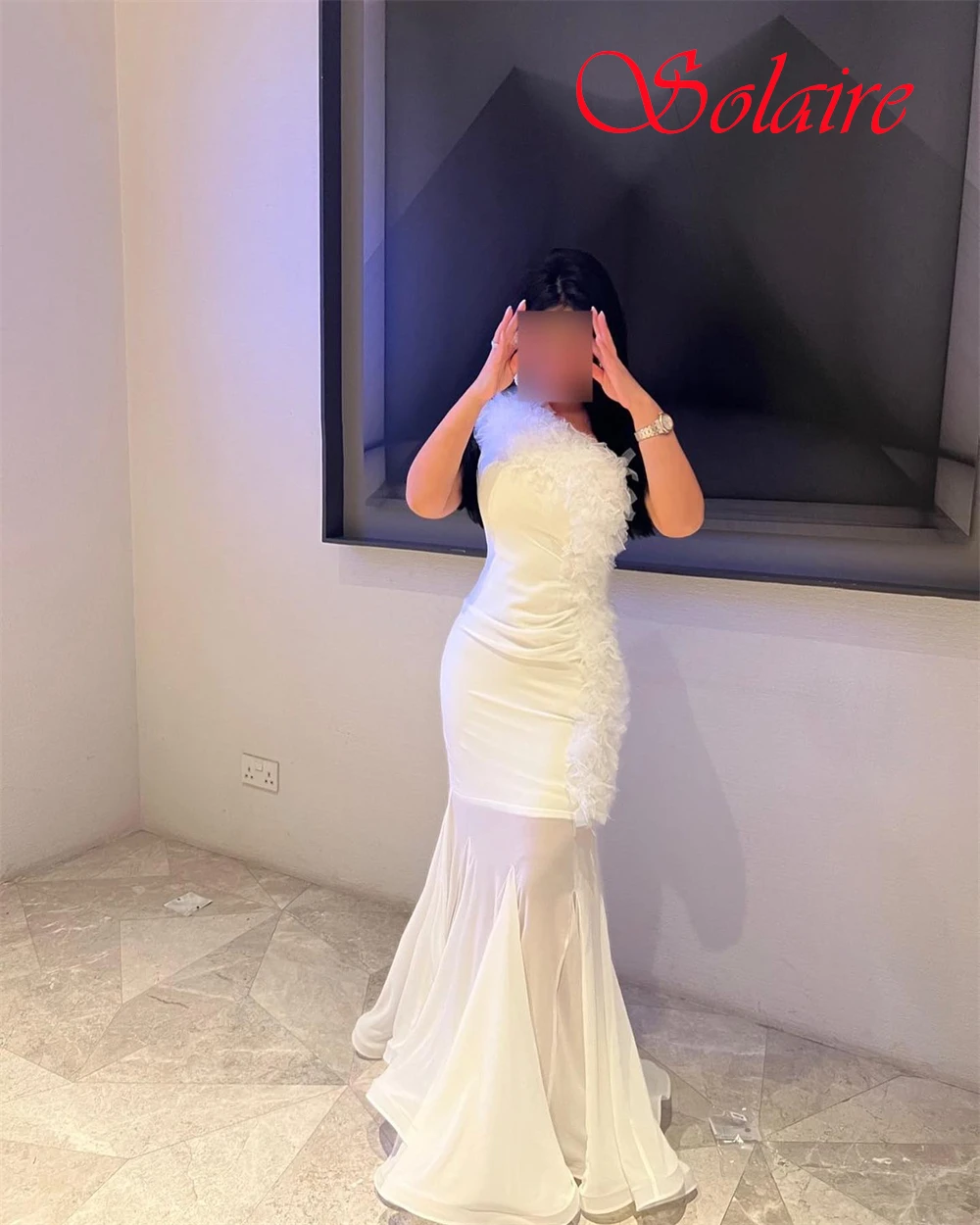 Customized See Through Mermaid Chiffon Prom Dresses with Delicate One Shoulder Evening Dress Classic Sleeveless Party Gowns
Customized See Through Mermaid Chiffon Prom Dresses with Delicate One Shoulder Evening Dress Classic Sleeveless Party Gowns
