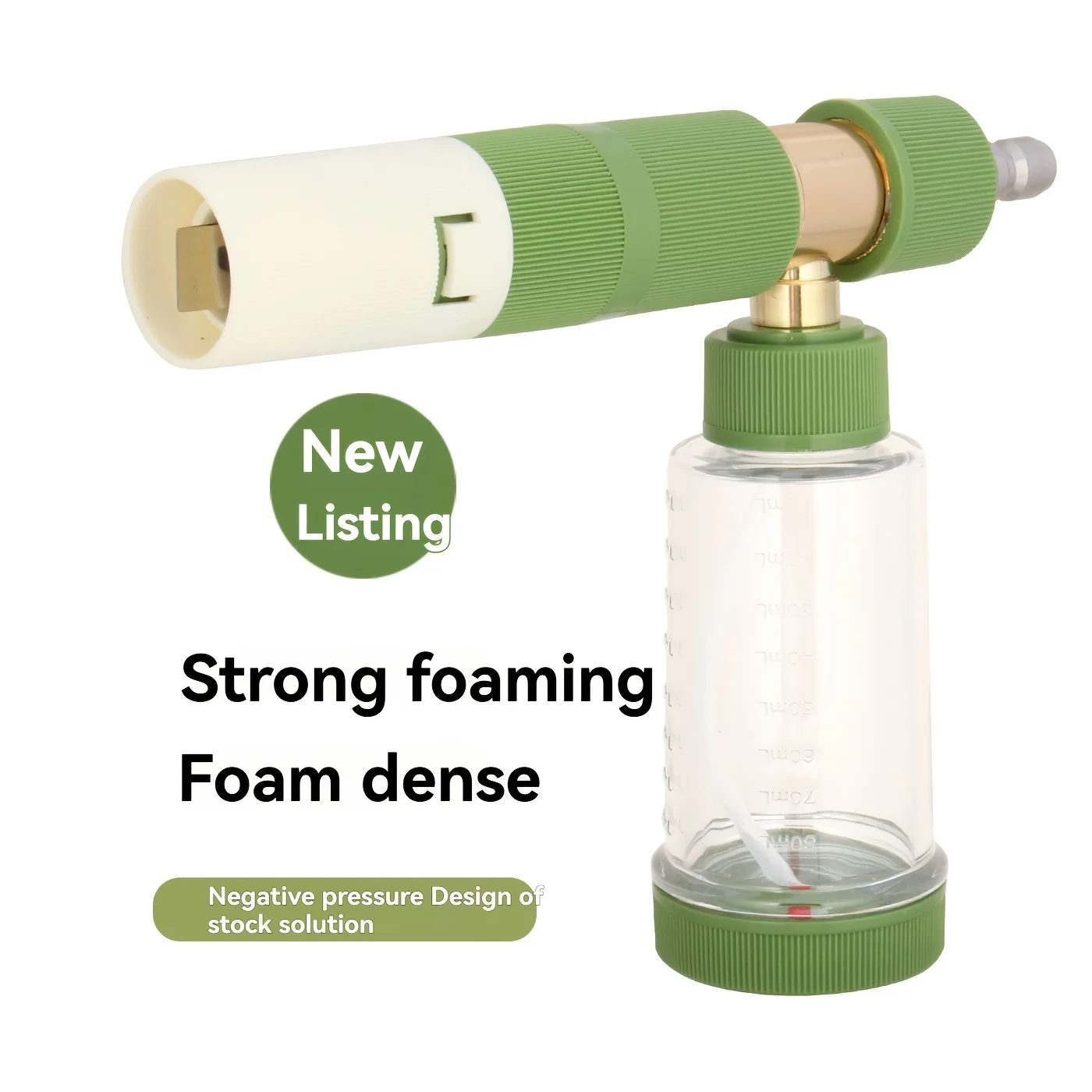 High Foam PA Foam Cannon for Car Pressure Washer, Adjustable Multi-Angle, Thickened Brass Interface, for Home & Detailing Shops
High Foam PA Foam Cannon for Car Pressure Washer, Adjustable Multi-Angle, Thickened Brass Interface, for Home & Detailing Shops