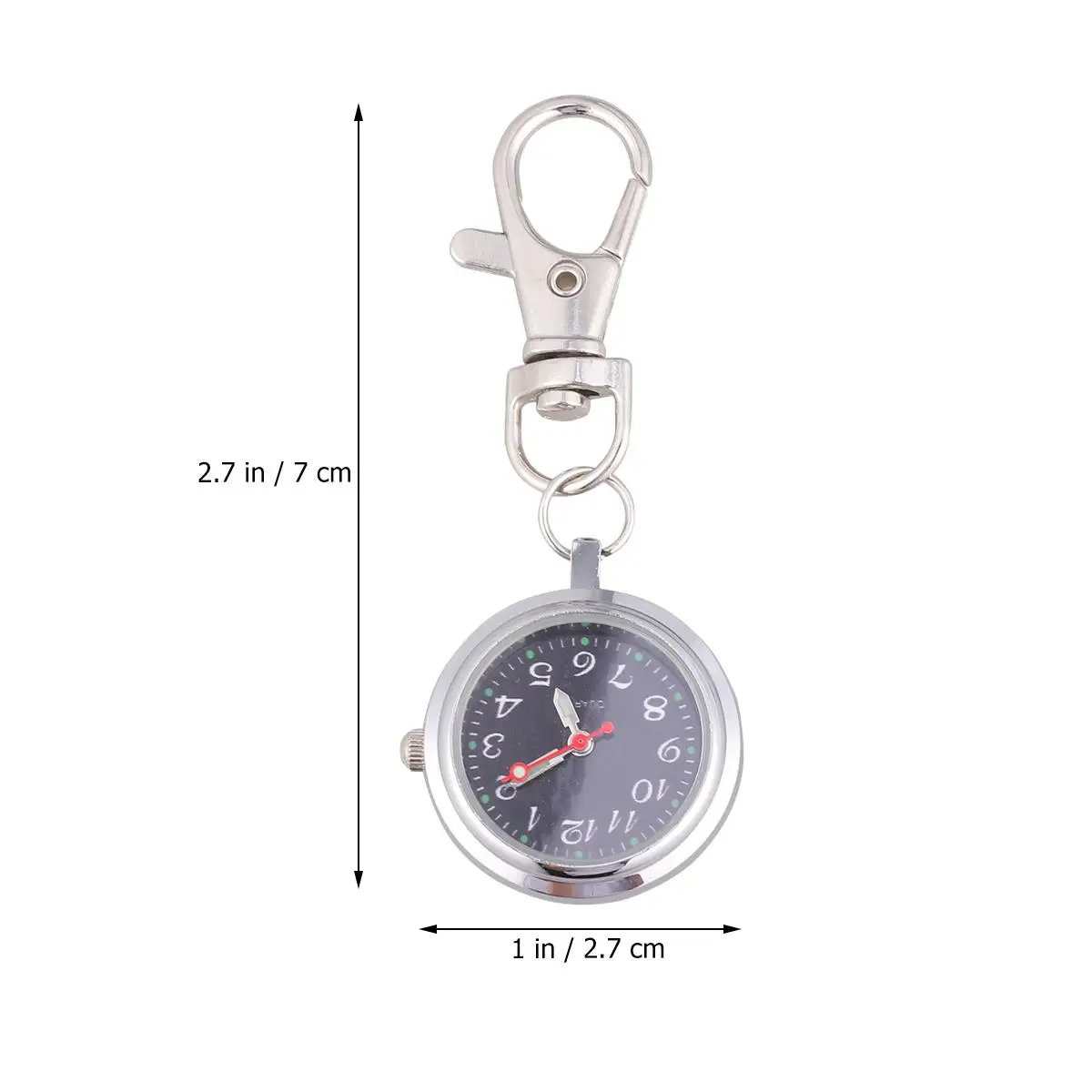 Classical Keychain Pocket Watch Round Design Large Number Quartz Couples Watches Luminous Needle Great Gift Home Decor Item
Classical Keychain Pocket Watch Round Design Large Number Quartz Couples Watches Luminous Needle Great Gift Home Decor Item