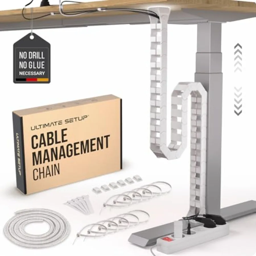 Кабельный органайзер Under Desk Vertebrae - идеально подходит для стола с регулировкой высоты - 133 см
Кабельный органайзер Under Desk Vertebrae - идеально подходит для стола с регулировкой высоты - 133 см