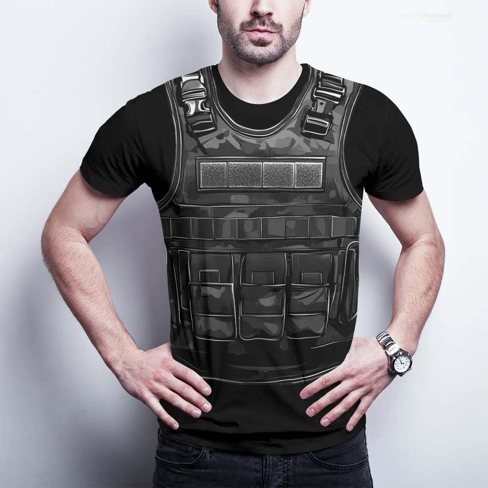 American Street Hip-hop Cool High Quality Cotton 3D Printed T-shirt Men's Vintage Tops Trendy Black Clothing Casual Short Sleeve
American Street Hip-hop Cool High Quality Cotton 3D Printed T-shirt Men's Vintage Tops Trendy Black Clothing Casual Short Sleeve