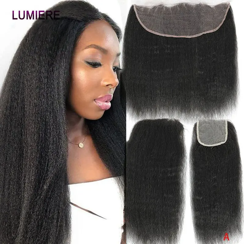 Kinky Straight 13x4 Lace Frontal Only Virgin Human Hair 4x4 Transparent Swiss Lace Closure Pre Plucked With Baby Hair For Women
Kinky Straight 13x4 Lace Frontal Only Virgin Human Hair 4x4 Transparent Swiss Lace Closure Pre Plucked With Baby Hair For Women