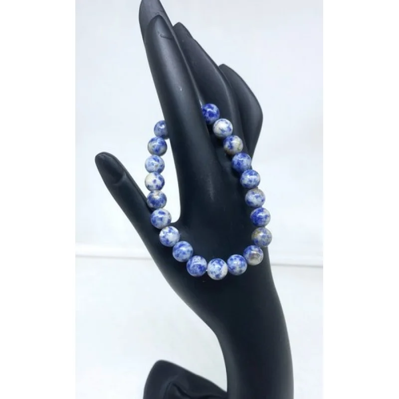 Natural Sodalite Bracelet 7Inch Round 5mm Smooth Beads Handmade Gemstone Jewelry
Natural Sodalite Bracelet 7Inch Round 5mm Smooth Beads Handmade Gemstone Jewelry