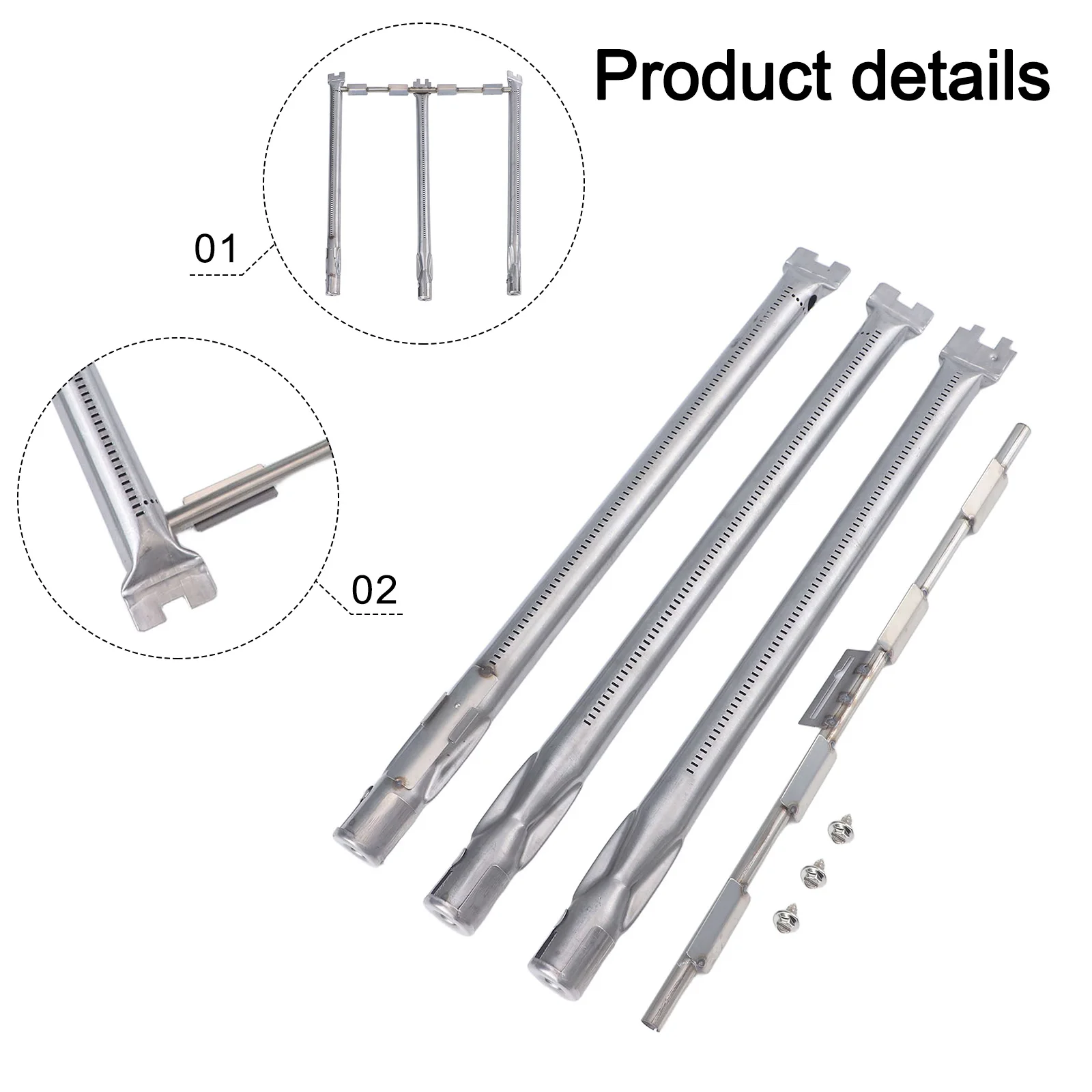 Grill Burner Set for Weber GS4 For Spirit II and For Spirit Series Gas Grills Designed to Enhance Cooking Performance
Grill Burner Set for Weber GS4 For Spirit II and For Spirit Series Gas Grills Designed to Enhance Cooking Performance