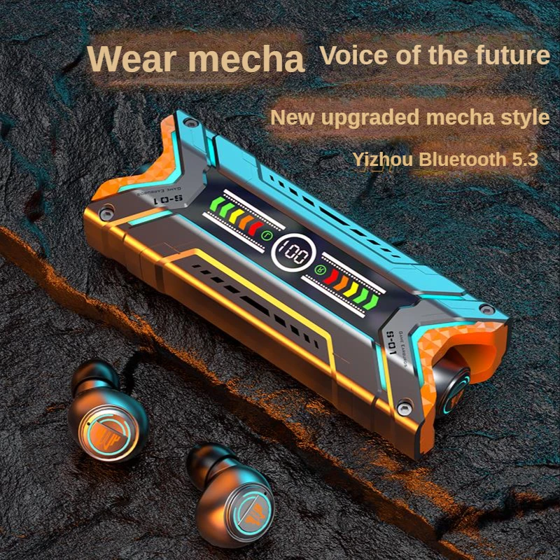 Новая беспроводная гарнитура M48 Mecha, Bluetooth 5,3, бинауральная игровая гарнитура с сенсорным управлением, мини-гарнитура для всех мобильных телефонов
Новая беспроводная гарнитура M48 Mecha, Bluetooth 5,3, бинауральная игровая гарнитура с сенсорным управлением, мини-гарнитура для всех мобильных телефонов