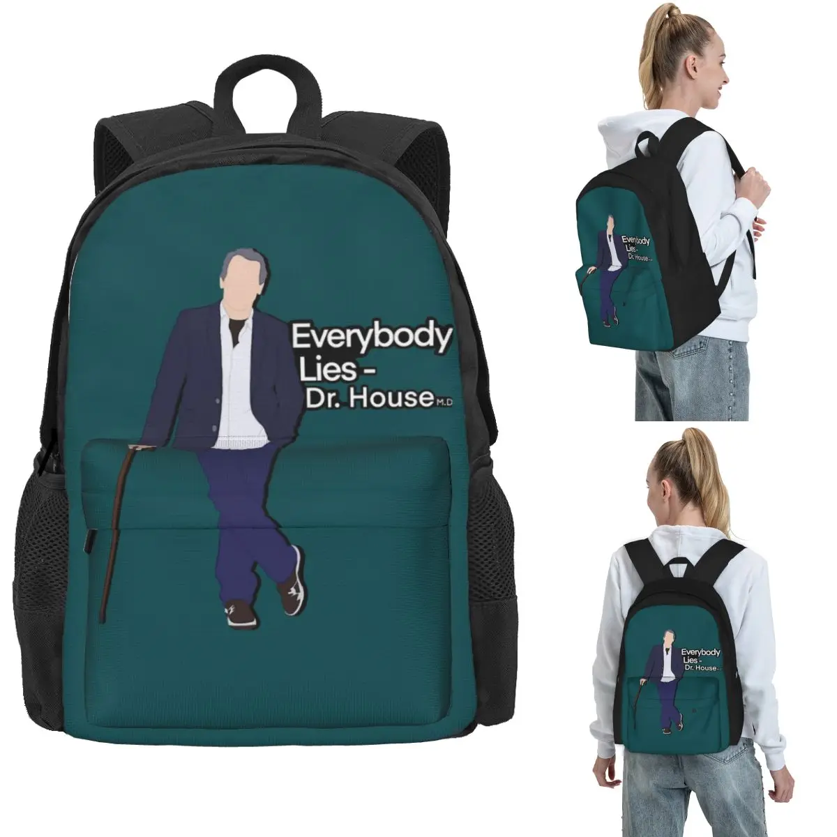 House M.D. - Everybody Lies Cx Backpack Hot Sale Daypack Large Capacity Children BookBag School Bag Shoulder Bags for Men Women
House M.D. - Everybody Lies Cx Backpack Hot Sale Daypack Large Capacity Children BookBag School Bag Shoulder Bags for Men Women