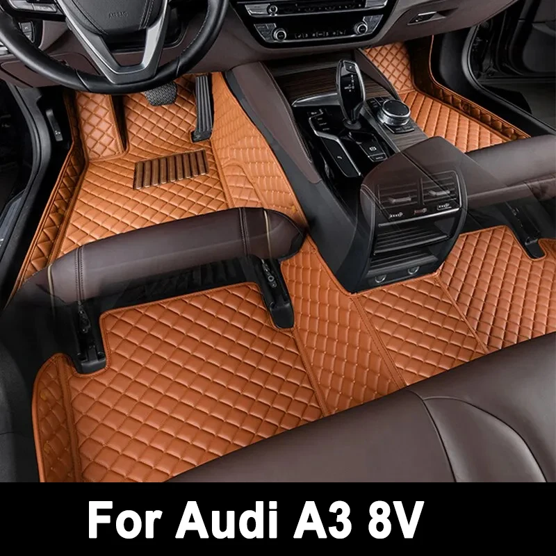 Автомобильные коврики для Audi A3 8V Sportback 2013 ~ 2019 Водонепроницаемый коврик против грязи Роскошный кожаный коврик Полный комплект автомобильных аксессуаров 2014
Автомобильные коврики для Audi A3 8V Sportback 2013 ~ 2019 Водонепроницаемый коврик против грязи Роскошный кожаный коврик Полный комплект автомобильных аксессуаров 2014