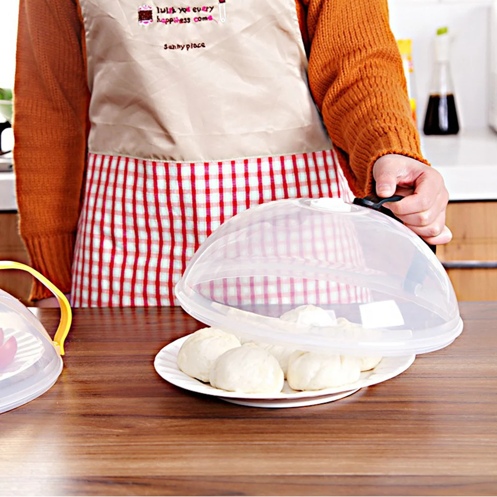 Reusable Food Covers Black Handles Microwave Splatter Guard Portable Dust Proof Cover Sealing Effect Prevent Food Deteriorating
Reusable Food Covers Black Handles Microwave Splatter Guard Portable Dust Proof Cover Sealing Effect Prevent Food Deteriorating