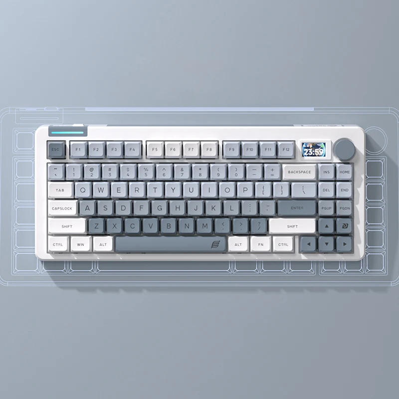 Dukharo FJ75 Mechanical Keyboard 2.4G 84 Keys Wired Keyboard PBT Gaming Keyboards Type-C For Iphone Ipad Office Gaming Keyboard
Dukharo FJ75 Mechanical Keyboard 2.4G 84 Keys Wired Keyboard PBT Gaming Keyboards Type-C For Iphone Ipad Office Gaming Keyboard