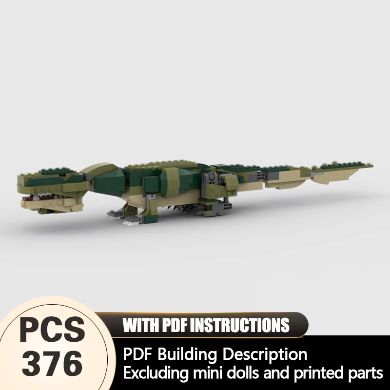 Creators Animal Series Model MOC Building Bricks Purussaurus Modular Technology Gifts Holiday Assemble Children Toys Suit
Creators Animal Series Model MOC Building Bricks Purussaurus Modular Technology Gifts Holiday Assemble Children Toys Suit