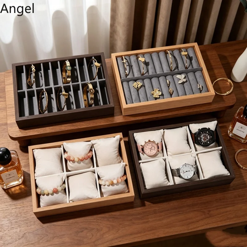 Wood Grain Jewelry Storage Tray 24*17cm Ring Earring Necklace Pendants Organizer Jewelry Accessories wristwatch Bracelet holder
Wood Grain Jewelry Storage Tray 24*17cm Ring Earring Necklace Pendants Organizer Jewelry Accessories wristwatch Bracelet holder