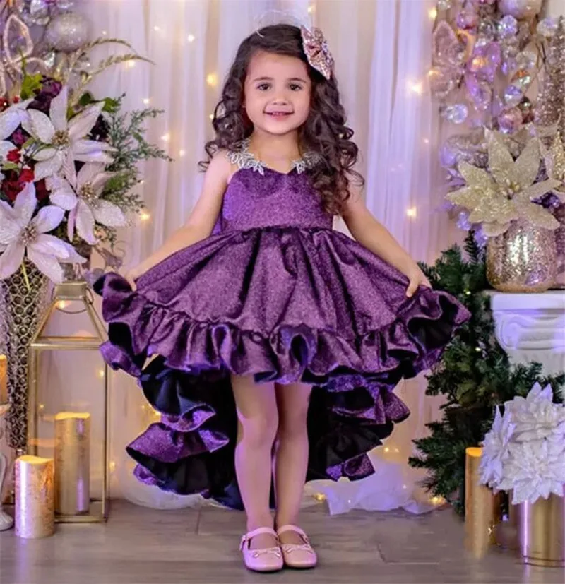 Glizt Long First Communion Dress Glitter Satin High Low Girls Pageant Birthday Gown Flower Girl Dress for Weddings
Glizt Long First Communion Dress Glitter Satin High Low Girls Pageant Birthday Gown Flower Girl Dress for Weddings