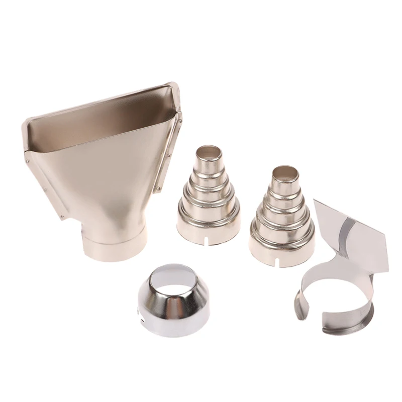5Pcs/set New Stainless Steel Elbow Nozzle Industrial Nozzle Set Heat Resisting Nozzles Fast Heating Heat Blower Nozzles
5Pcs/set New Stainless Steel Elbow Nozzle Industrial Nozzle Set Heat Resisting Nozzles Fast Heating Heat Blower Nozzles