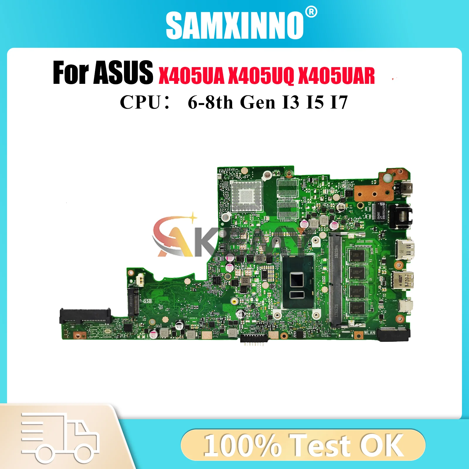 X405UA Материнская плата для ноутбука ASUS VivoBook V405U K405U S405U X405UQ A405U S4000U S4100U X405U X405UAR Материнская плата с процессором I3 I5 I7 
X405UA Материнская плата для ноутбука ASUS VivoBook V405U K405U S405U X405UQ A405U S4000U S4100U X405U X405UAR Материнская плата с процессором I3 I5 I7