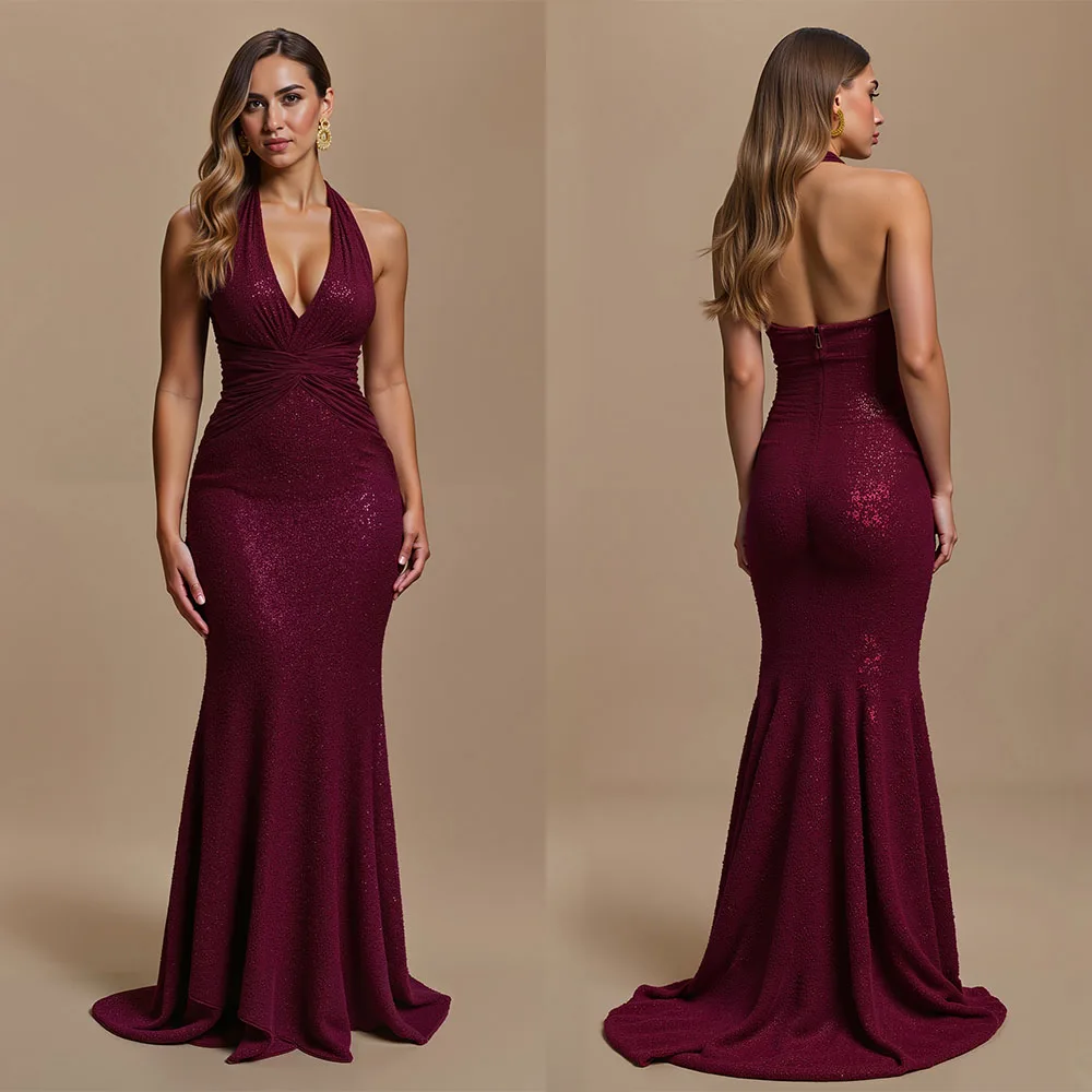 Высокое качество по индивидуальному заказу с v-образным вырезом и бретелькой длиной до пола, развертывающийся шлейф премиальные советы tempo فساتين سهره Vestidos De Boda Para Fiestas Вечернее платье
Высокое качество по индивидуальному заказу с v-образным вырезом и бретелькой длиной до пола, развертывающийся шлейф премиальные советы tempo فساتين سهره Vestidos De Boda Para Fiestas Вечернее платье