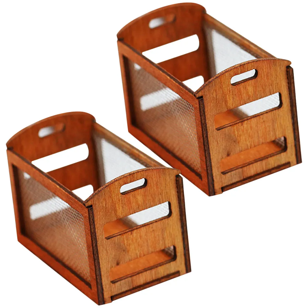 2Pcs Wooden Basket Miniature Creative Home Ornament Mini House Basket Supplies Desktop Mini Furniture Decoration
2Pcs Wooden Basket Miniature Creative Home Ornament Mini House Basket Supplies Desktop Mini Furniture Decoration