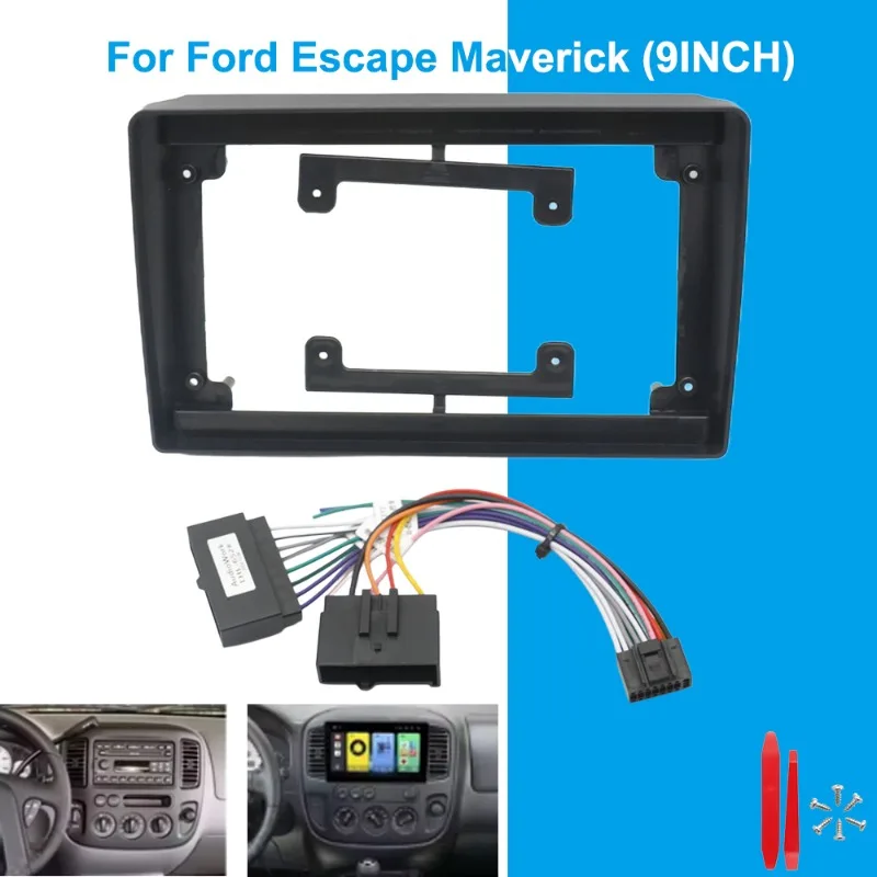 9 Inch Car Radio Fascia Frame for Ford Escape Maverick Dash Panel Trim Installation Kit
9 Inch Car Radio Fascia Frame for Ford Escape Maverick Dash Panel Trim Installation Kit