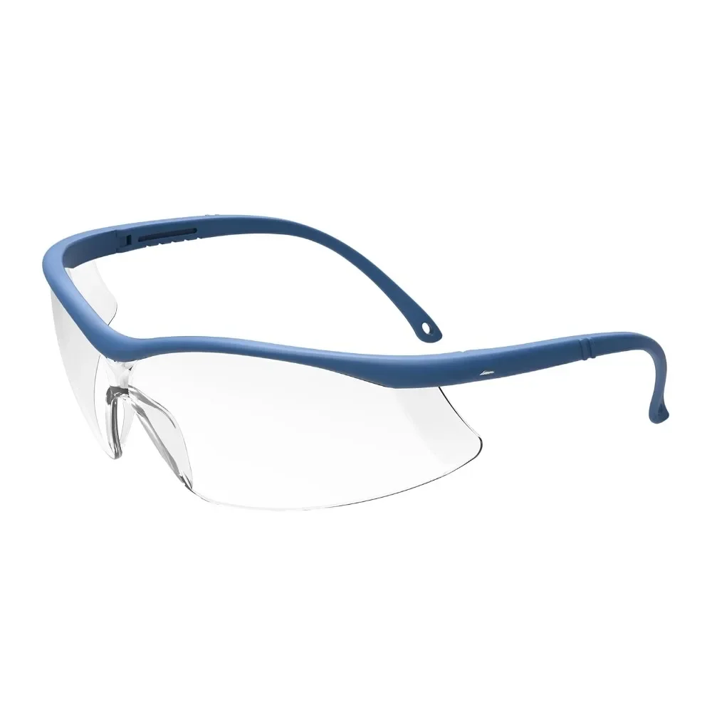 Full-Frame, Length-Adjustable Protective Eyewear Safety Glasses with UVA and UVB Protection, Navy Accents with Clear Lenses
Full-Frame, Length-Adjustable Protective Eyewear Safety Glasses with UVA and UVB Protection, Navy Accents with Clear Lenses