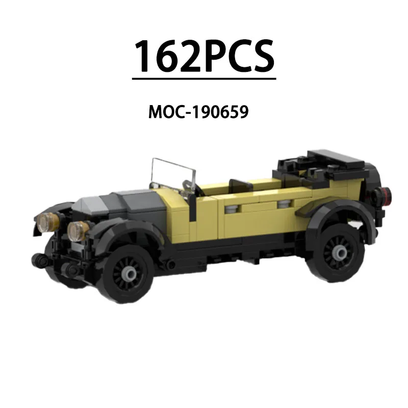 MOC-190659 Building Block City Classic Car Модель суперспортивного автомобиля, 162 шт., детский день рождения, игрушка на Рождество, Новый год в подарок
MOC-190659 Building Block City Classic Car Модель суперспортивного автомобиля, 162 шт., детский день рождения, игрушка на Рождество, Новый год в подарок