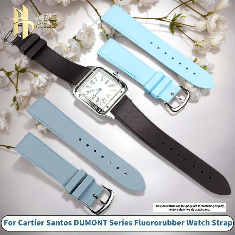 For Cartier Santos Dumont W2SA0011 WSSA0022 Fluororubber Watch Strap Quick Disassembly Interface Sports Waterproof FKM Wacthband
For Cartier Santos Dumont W2SA0011 WSSA0022 Fluororubber Watch Strap Quick Disassembly Interface Sports Waterproof FKM Wacthband