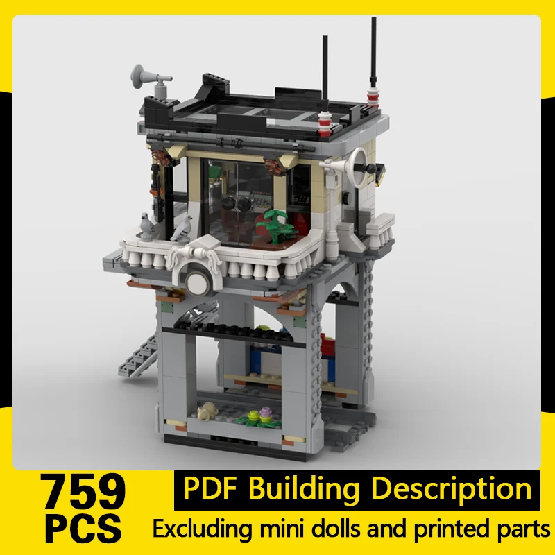 City Street View Model MOC Building Bricks Railway Signal Tower Modular Technology Gifts Holiday Assemble Children Toys Suit
City Street View Model MOC Building Bricks Railway Signal Tower Modular Technology Gifts Holiday Assemble Children Toys Suit