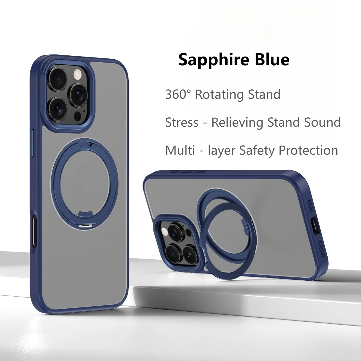 Magnetic Phone Case with 360° Rotating Stand & Pivot Design for iPhone 14/15/16 Pro Max - New Model Protective Accessory
Magnetic Phone Case with 360° Rotating Stand & Pivot Design for iPhone 14/15/16 Pro Max - New Model Protective Accessory
