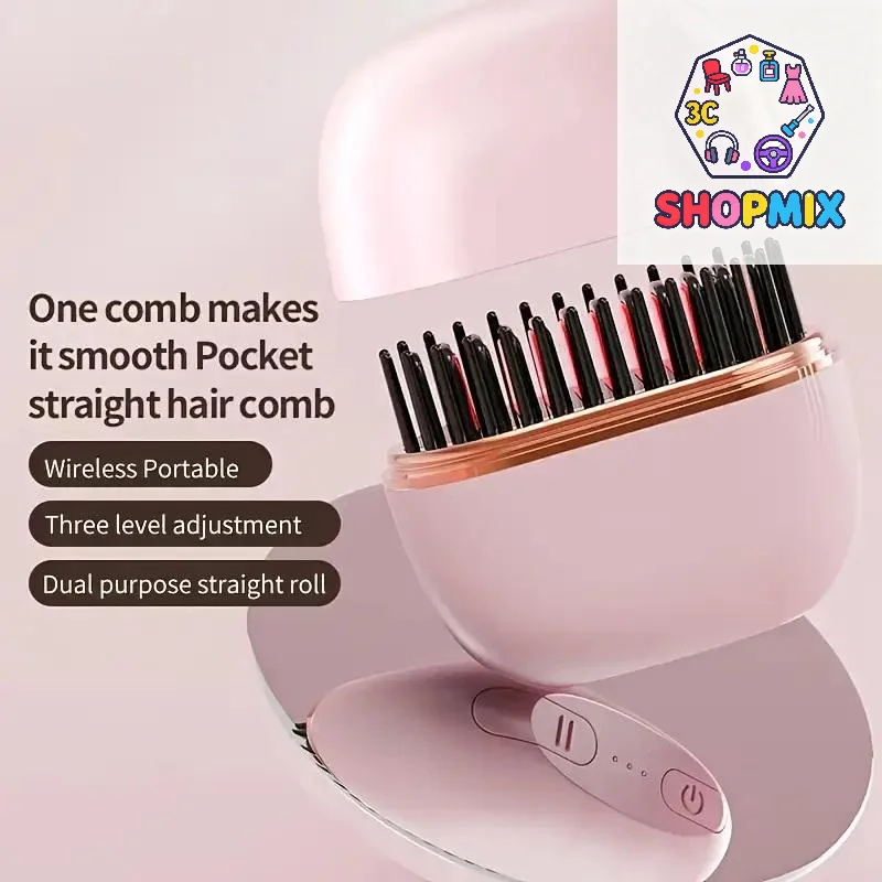 Wireless Charging Hair Comb Professional Straightening Hairdressing Tool For Home Use Long Hair Styling Volumizing Device
Wireless Charging Hair Comb Professional Straightening Hairdressing Tool For Home Use Long Hair Styling Volumizing Device