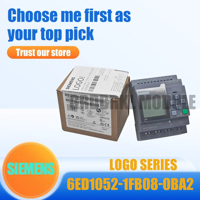 SIEMENS LOGO 8 PLC 6ED1052 1MD08 1CC08 1FB08 1HB08 0BA2 logic module 6ED1055-1MB00/1NB10/1FB10/1MA00/1MM00/1MD00/1FB/HB00-0BA2
SIEMENS LOGO 8 PLC 6ED1052 1MD08 1CC08 1FB08 1HB08 0BA2 logic module 6ED1055-1MB00/1NB10/1FB10/1MA00/1MM00/1MD00/1FB/HB00-0BA2
