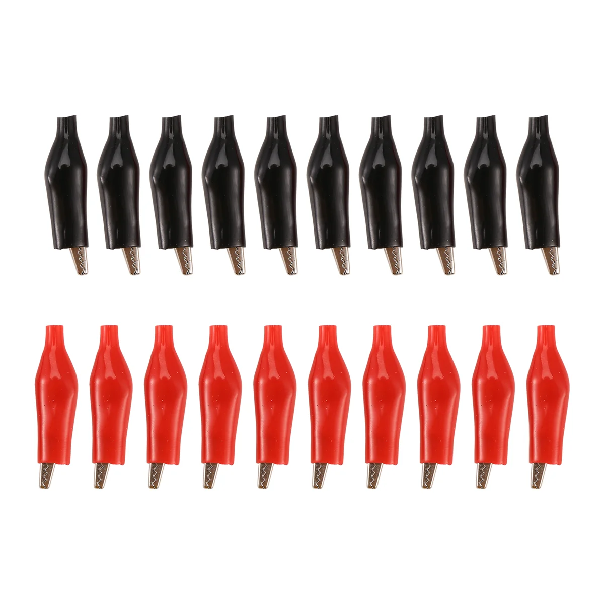 Alligator clip20 Pcs Black Red Soft Plastic Coated Testing Probe Alligator Test Clip
Alligator clip20 Pcs Black Red Soft Plastic Coated Testing Probe Alligator Test Clip
