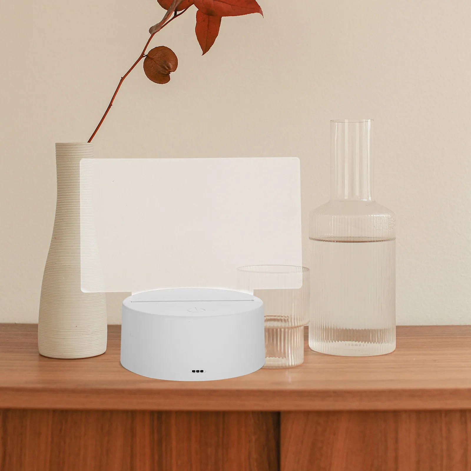 1Set Glowing Message Board Bedside Lamp LED Note Board with Touch Dimming Function Writable Whiteboard for Home Office Decor
1Set Glowing Message Board Bedside Lamp LED Note Board with Touch Dimming Function Writable Whiteboard for Home Office Decor