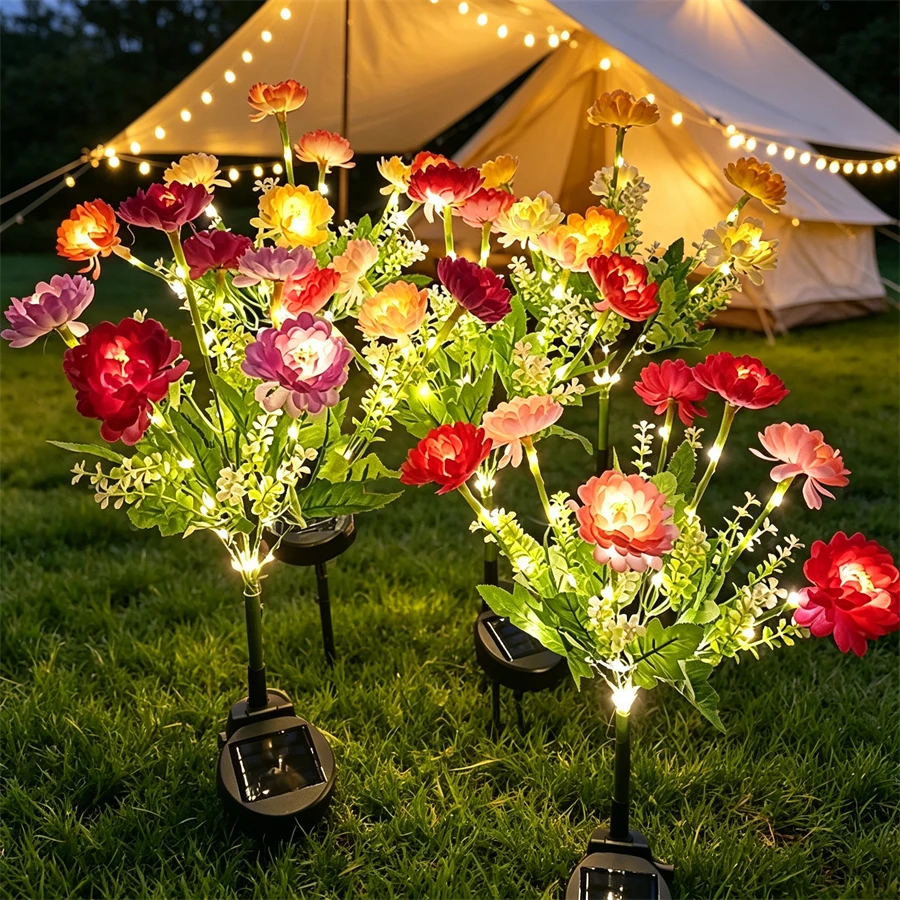 Outdoor Solar Lights Lighting Solar Garden Light Snow Lotus Flower Lawn Lamp for Yard Patio Flower Party Lamp Wedding Mother Day
Outdoor Solar Lights Lighting Solar Garden Light Snow Lotus Flower Lawn Lamp for Yard Patio Flower Party Lamp Wedding Mother Day