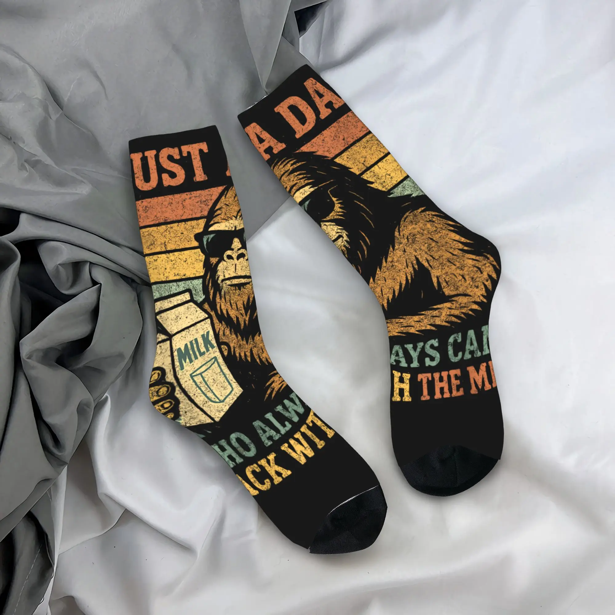 Bigfoot Papa Just A Dad Who Always Came Back With The Milk Socks Stockings Anti Bacterial Unisex Men Sock Medium Skateboard Sock
Bigfoot Papa Just A Dad Who Always Came Back With The Milk Socks Stockings Anti Bacterial Unisex Men Sock Medium Skateboard Sock