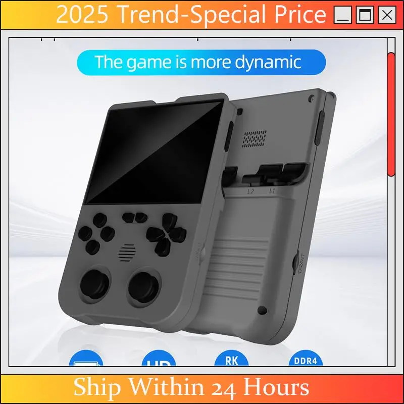 CHYY Top XU10 Game Console 3.5 Inch IPS Screen 64G Arcade Retro Dual Joystick 3D Game Player RK3326S 64-Bit 3000Mah Grey Easy To
CHYY Top XU10 Game Console 3.5 Inch IPS Screen 64G Arcade Retro Dual Joystick 3D Game Player RK3326S 64-Bit 3000Mah Grey Easy To