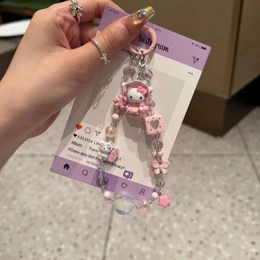 Sanrio Hello Kitty Ins Style Pink Wear A Hat Butterfly Surfing Kt Beading Phone Case Accessory Ccd Decoration Cartoon Keychain
Sanrio Hello Kitty Ins Style Pink Wear A Hat Butterfly Surfing Kt Beading Phone Case Accessory Ccd Decoration Cartoon Keychain