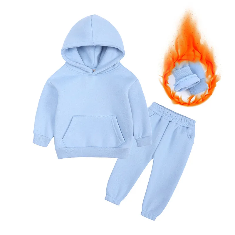 2-13 Years Old Children's Clothing Winter New Boys And Girls' Fleece Sweater Suit Hooded Plush Sportswear Children's Suit Hot
2-13 Years Old Children's Clothing Winter New Boys And Girls' Fleece Sweater Suit Hooded Plush Sportswear Children's Suit Hot
